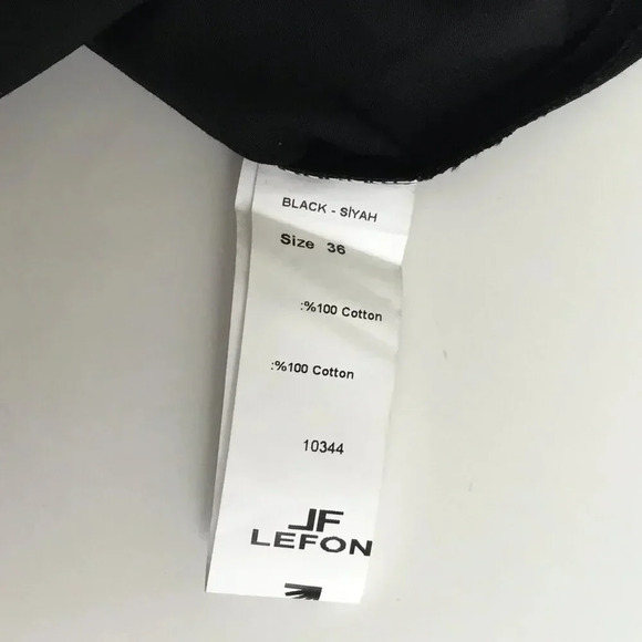 Belted Back Shirt 100% Cotton  Long sleeves Black Sz (EU 36| US 4) - Picture 6 of 6